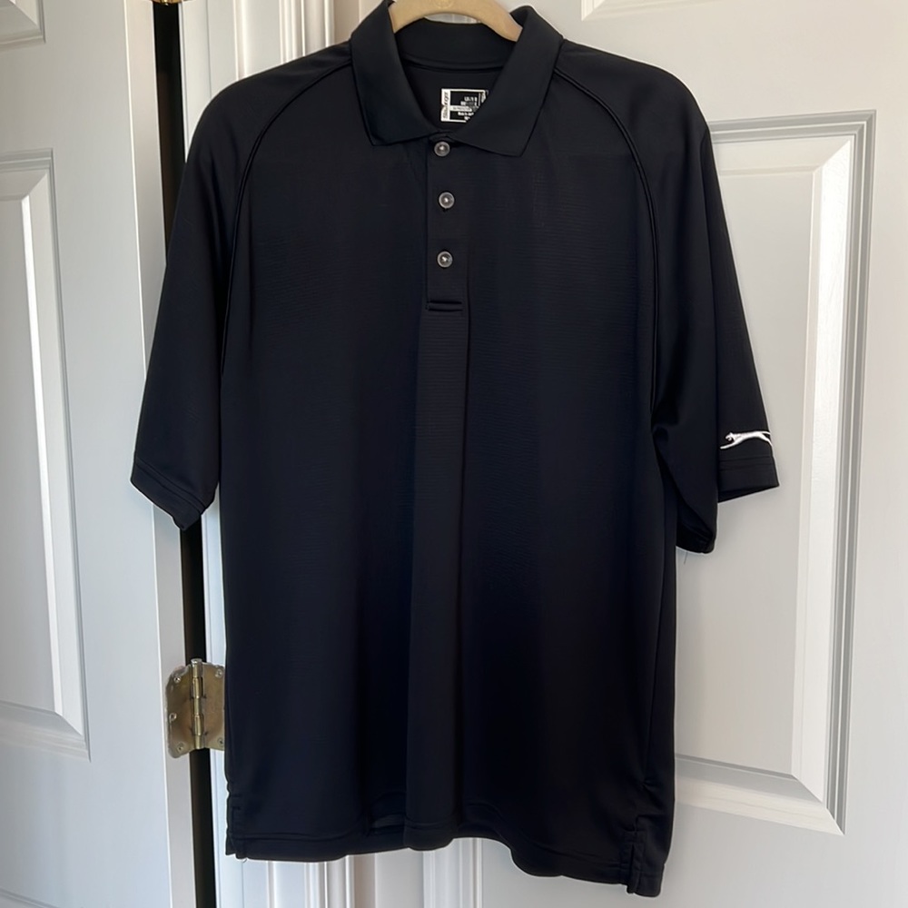Slazenger Black Polo - Large - Good Condition